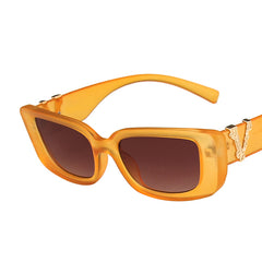 Vintage Rectangle Sunglasses Women Small Frame Sun Glasses Classic Square Oculos