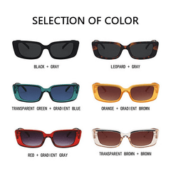 Vintage Rectangle Sunglasses Women Small Frame Sun Glasses Classic Square Oculos