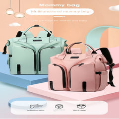 Waterproof Insulated Bottle Bag Backpack Large Capacity Mommy Bag
