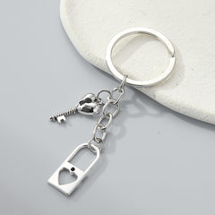 Love Lock Keychain Pendant Bag Purse Ornamnet Creative Gift