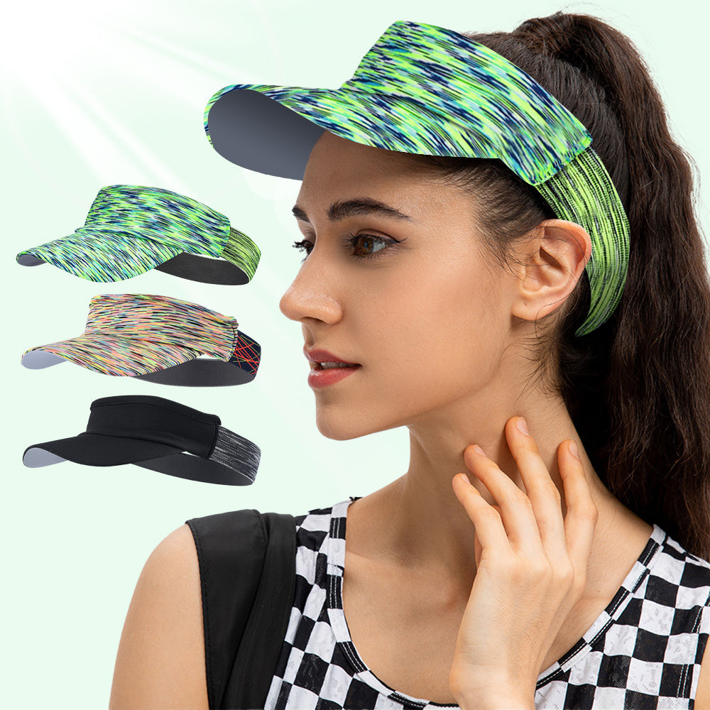 Mixed Sun Visor Hat Lightweight Casual Sports Running Sun Hat Quick Drying Golf