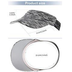 Mixed Sun Visor Hat Lightweight Casual Sports Running Sun Hat Quick Drying Golf