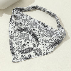 Paisley Print Triangle Scarf Vintage Head Wrap Bandana
