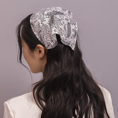 Paisley Print Triangle Scarf Vintage Head Wrap Bandana