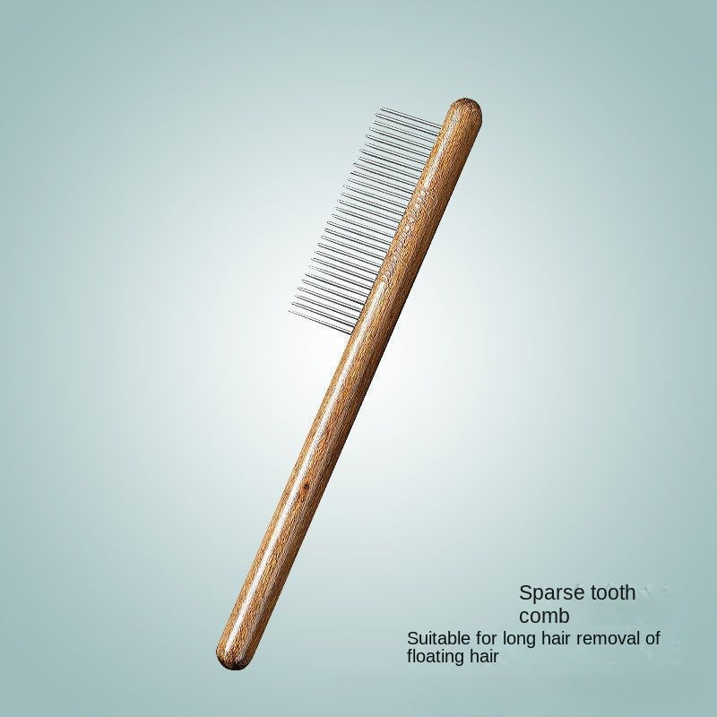 2-in-1 Cat Dog Grooming Tool Hair Removal Comb Slicker Brush