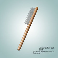 2-in-1 Cat Dog Grooming Tool Hair Removal Comb Slicker Brush