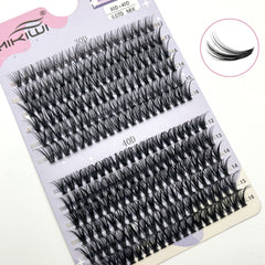 30 40D 12 16mm Mix D Curl Clusters Lashes Soft&Natural False Eyelashes