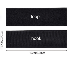 20pcs Hook and Loop Strips - Heavy Duty Mounting Strips for Home or Office Use