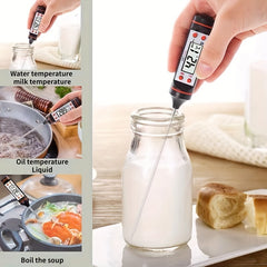 Instant Reading Meat Thermometer Digital Probe Milk Liquid