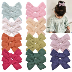 2pcs Girl's Bow Tiara Hairpin Set