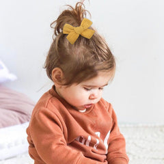 2pcs Girl's Bow Tiara Hairpin Set