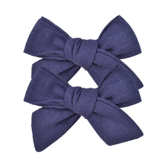 2pcs Girl's Bow Tiara Hairpin Set