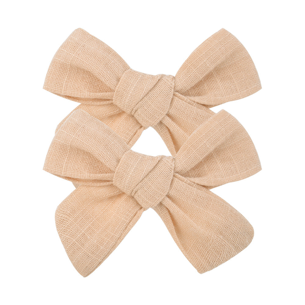 2pcs Girl's Bow Tiara Hairpin Set