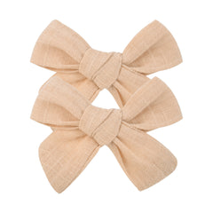 2pcs Girl's Bow Tiara Hairpin Set