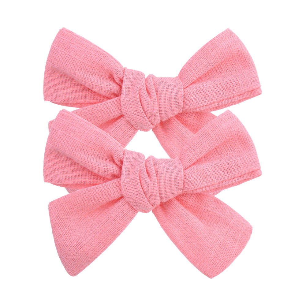 2pcs Girl's Bow Tiara Hairpin Set