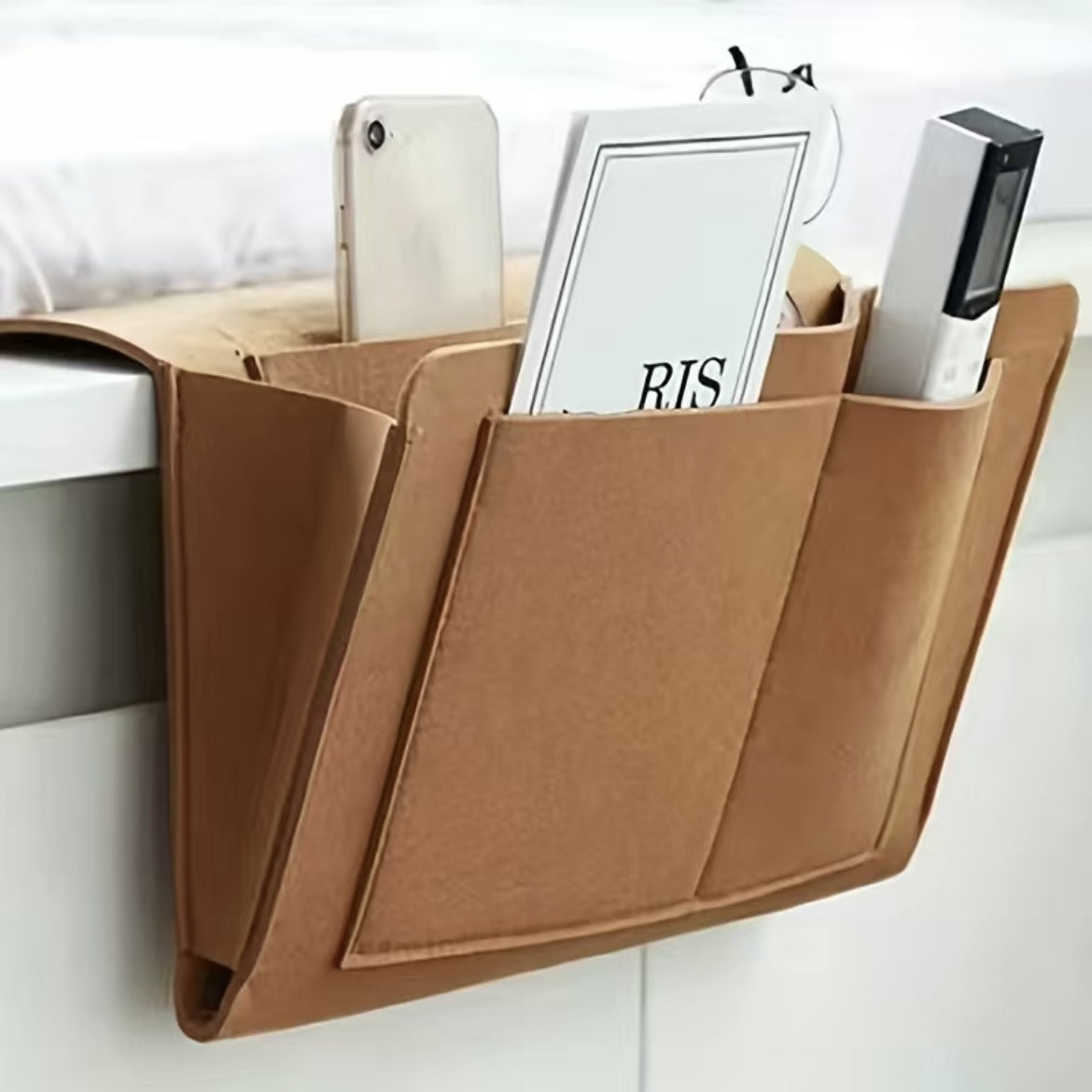 Bedside Storage Bag Organizer for Dorm or Home