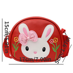 Kids Cartoon Rabbit Crossbody Bag Coin Purse