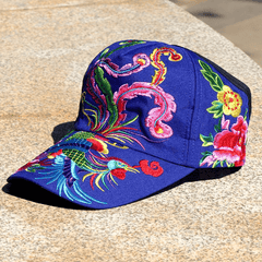 Ethnic Flower Animal Embroidered Sun Hat