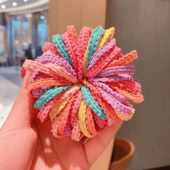 Colorful Hair Ties for Baby Girls - Ponytail Scrunchies