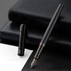 Forest Metal Fountain Pen Extra Fine Nib Tree Texture Excellent Writing Pen