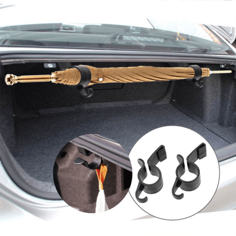Car Rear Trunk Mounting Bracket Umbrella Holder Clip Organizer