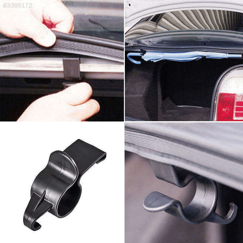 Car Rear Trunk Mounting Bracket Umbrella Holder Clip Organizer