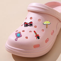 6 Pcs Beach Bag Buckle Cartoon DIY Travel Accessories