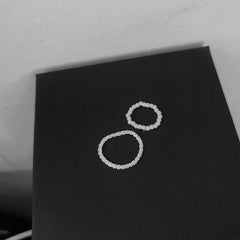 Geometric Ring Faux Pearl Beaded Ring Minimalist Ring For Girls