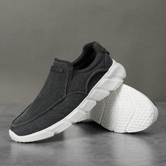 Men's Breathable Slip On Canvas Shoes Casual Flats For Walking