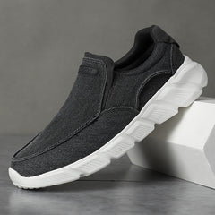 Men's Breathable Slip On Canvas Shoes Casual Flats For Walking