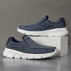 Men's Slip On Canvas Shoes Breathable Casual Flats