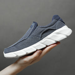 Men's Slip On Canvas Shoes Breathable Casual Flats