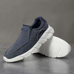 Men's Slip On Canvas Shoes Breathable Casual Flats