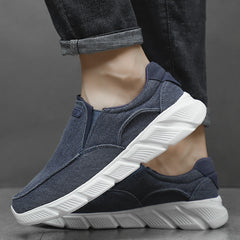 Men's Slip On Canvas Shoes Breathable Casual Flats