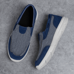 Men's Slip On Canvas Shoes for Walking Jogging