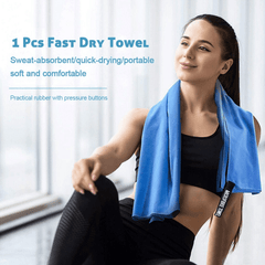 Soft Quick Drying Sport Towel Lightweight Water Absorbent 31.5 x 15.7 Inches