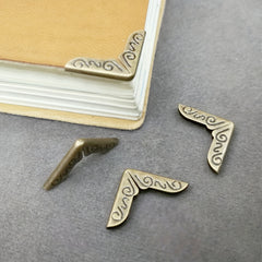 20pcs Book Corner Protectors for Notebooks 1.5x1.5cm
