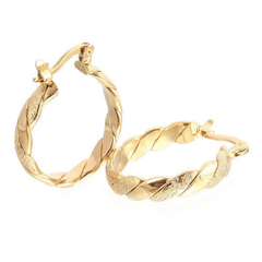 Silver Plated Hoop Earrings Stylish Jewelry Accessories For Women