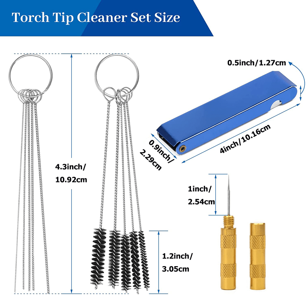 Carburetor Cleaning Kit 13 Wires 5 Brushes 10 Needles 1 Wrench 1 Pick