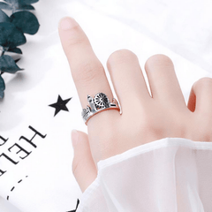 Castle Shaped Opening Ring for Men and Women