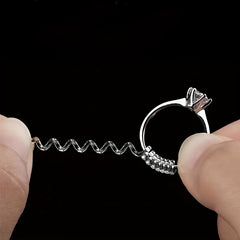 3pcs Transparent Wire Ring Adjuster