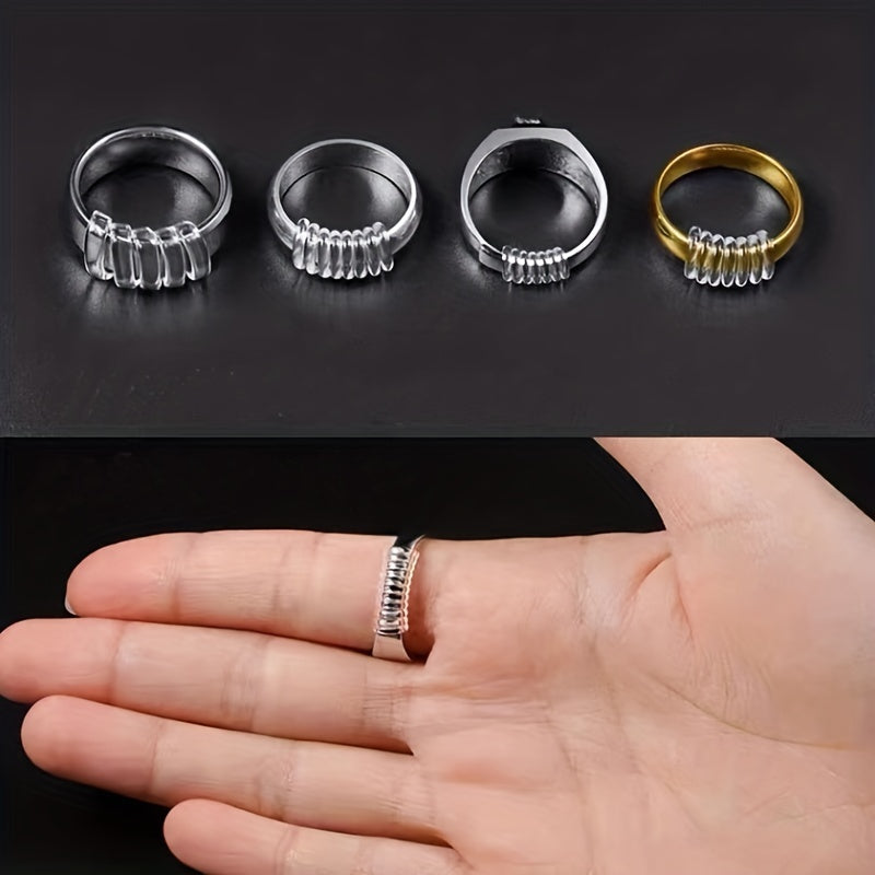 3pcs Transparent Wire Ring Adjuster