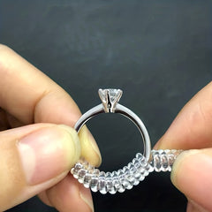 3pcs Transparent Wire Ring Adjuster