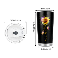 20 oz Stainless Steel Tumbler with Lid - Ideal Gift for Mom