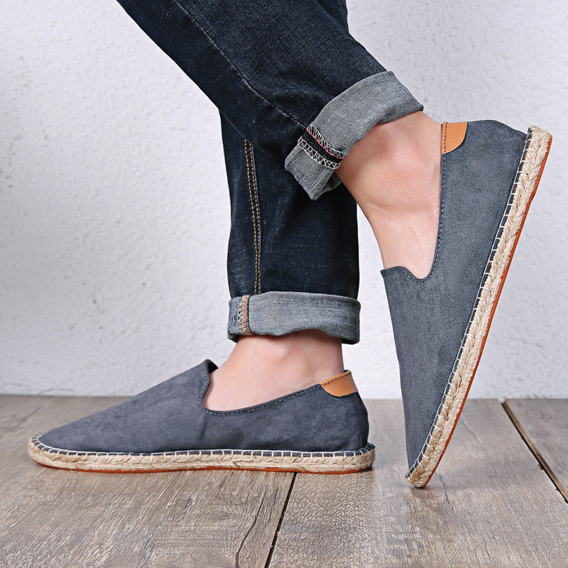 Men's Slip-On Canvas Shoes Lightweight Breathable Casual Flats