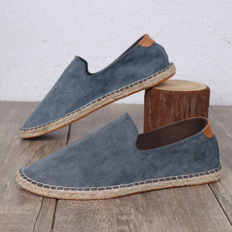 Men's Slip-On Canvas Shoes Lightweight Breathable Casual Flats