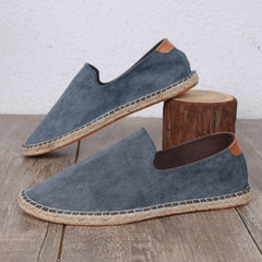Men's Slip-On Canvas Shoes Lightweight Breathable Casual Flats
