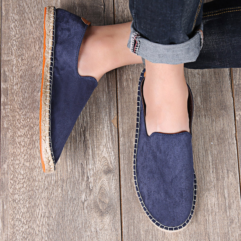 Men's Slip-On Canvas Shoes Lightweight Breathable Casual Flats