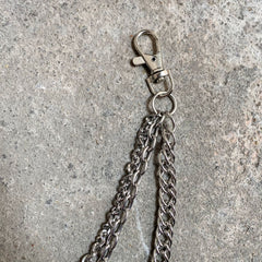 Metal Skull Waist Pants Chain Punk Hip Hop Key Ring Jewelry Unisex Keychain