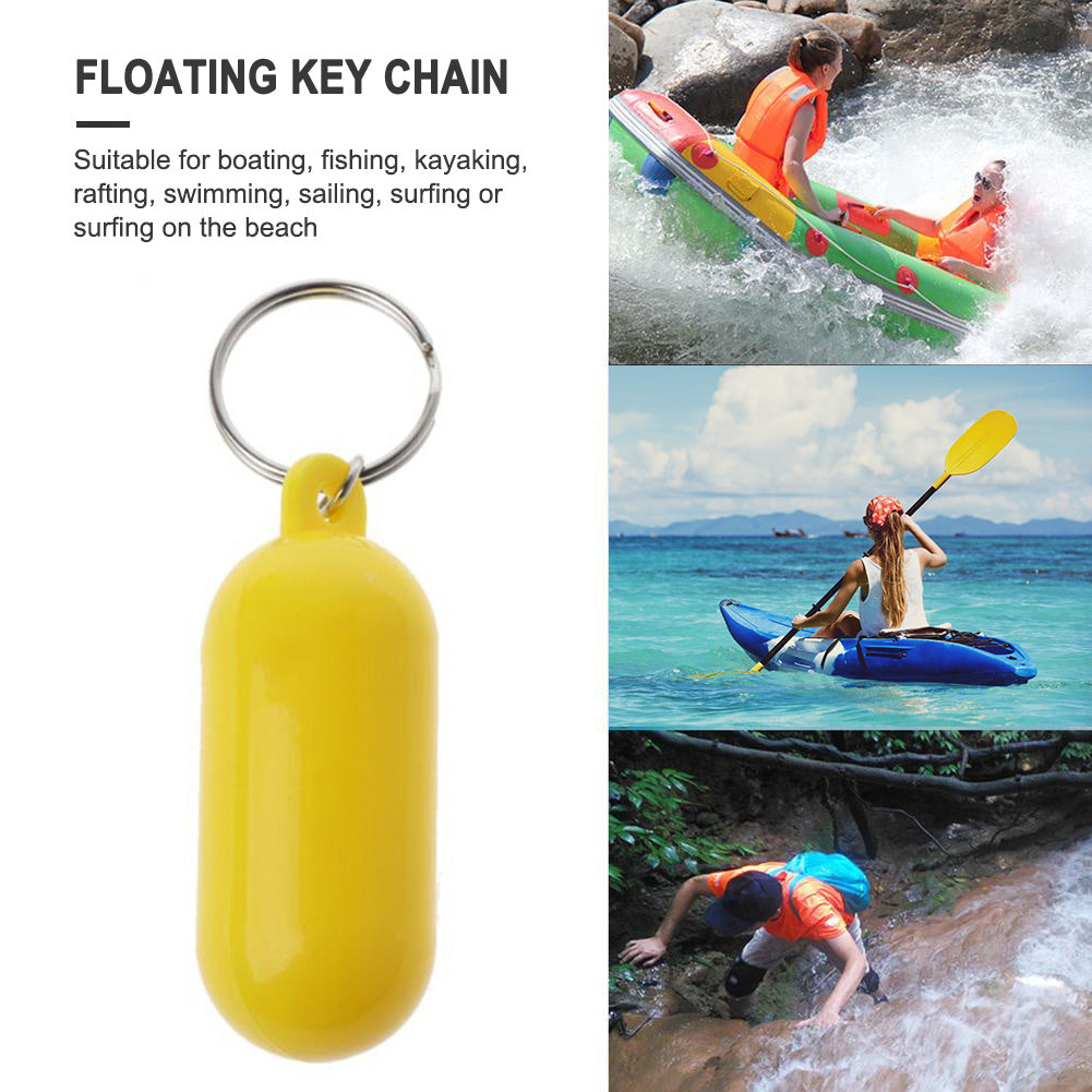 Floating Key Ring Lightweight Anti Lost Keychain for Water Activities